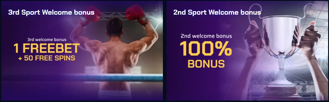 Sportowy bonus powitalny