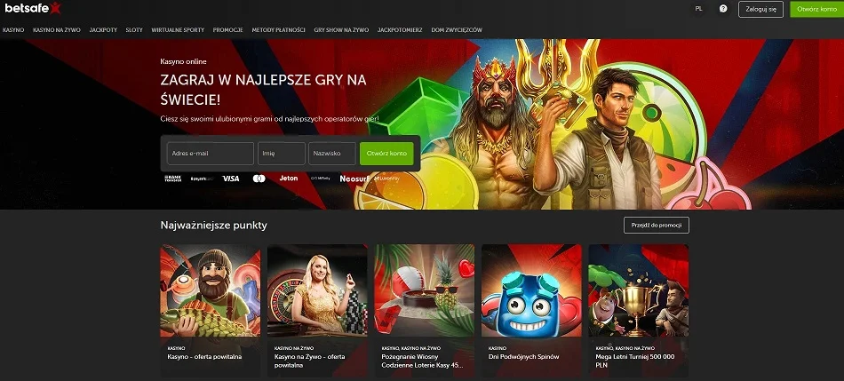BetSafe kasyno opinie